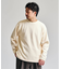 ロールネック クルーネックカットソー