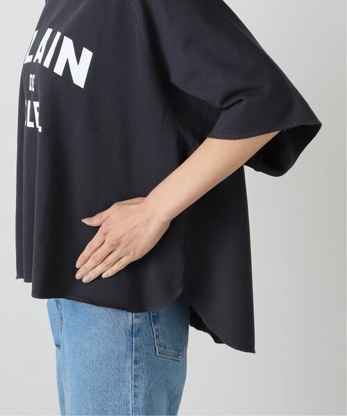 【美品】 スローブイエナ ミニ裏毛ハーフスリーブプルオーバー 近年モデル SLOBE IENA｜《追加》ラメ裏毛ハーフスリーブプルオーバー