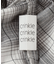 crinkle crinkle crinkle SLOBE別注 ネルチェックラッフルブラウス CC-4025
