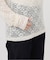 fluffy lace プルオーバー