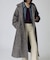 ツイードステンカラーコート