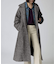 ツイードステンカラーコート