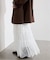 レースティアードスカート