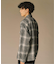 シャギー チェック シャツ