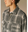 シャギー チェック シャツ