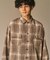 シャギー チェック シャツ