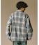 シャギー チェック シャツ