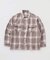 シャギー チェック シャツ