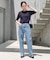 《4サイズ展開/追加7》LE DENIM ストレートデニムパンツ