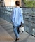 《4サイズ展開/追加7》LE DENIM ストレートデニムパンツ