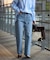 《4サイズ展開/追加7》LE DENIM ストレートデニムパンツ