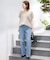 《4サイズ展開/追加7》LE DENIM ストレートデニムパンツ