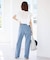 《4サイズ展開/追加7》LE DENIM ストレートデニムパンツ