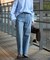《4サイズ展開/追加8》LE DENIM ストレートデニムパンツ