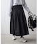 《3サイズ展開》タフタタックフレアスカート