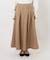 《3サイズ展開》タフタタックフレアスカート