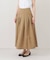 《3サイズ展開》タフタタックフレアスカート