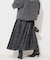 ドットプリーツスカート