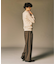 カシミヤブレンド モックネックニット
