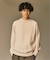 カシミヤブレンド モックネックニット