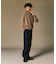 カシミヤブレンド モックネックニット