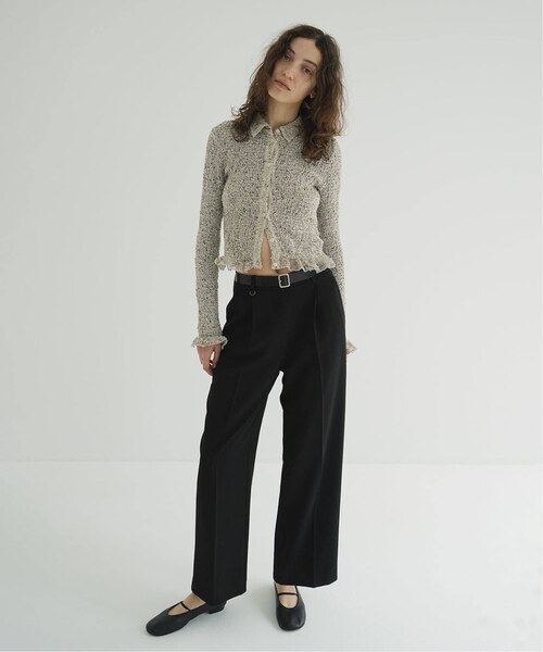 CLANE/クラネ MIX MESH GATHER SHIRT 19122-4332｜フォーワンセブン