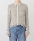 CLANE/クラネ MIX MESH GATHER SHIRT 19122-4332