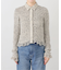 CLANE/クラネ MIX MESH GATHER SHIRT 19122-4332