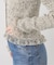 CLANE/クラネ MIX MESH GATHER SHIRT 19122-4332