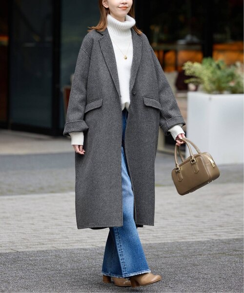 追加2》souple woolダブルフェイスチェスターコート｜フォーワンセブン