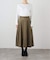 フェイクスエードフレアスカート