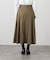 フェイクスエードフレアスカート