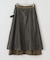 フェイクスエードフレアスカート