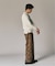 PRINT CORDUROY EASY パンツ