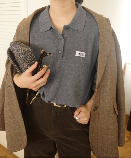 追加》LOUNA SLOBE別注 ニットポロ｜フォーワンセブン スローブイエナ