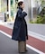 《ネイビーのみWEB限定》ドルマンスリーブコート