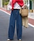 LE DENIM カーブバギーデニムパンツ