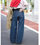 LE DENIM カーブバギーデニムパンツ