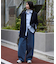 LE DENIM カーブバギーデニムパンツ
