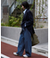 LE DENIM カーブバギーデニムパンツ