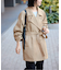 《セットアップ対応可》撥水ミドルトレンチコート