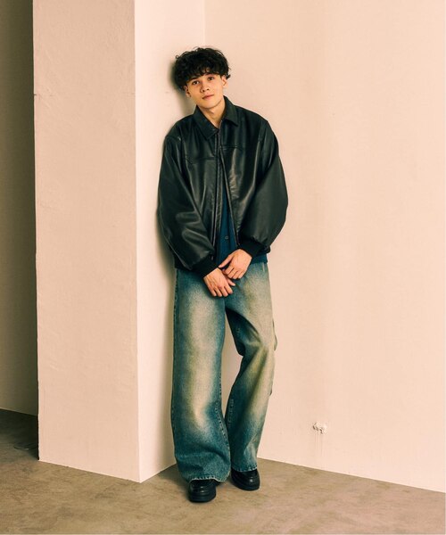 【まで値下げ❣️】スローブイエナ レザージャケット SLOBE IENA（スローブイエナ） コート アウター フェイクレザー