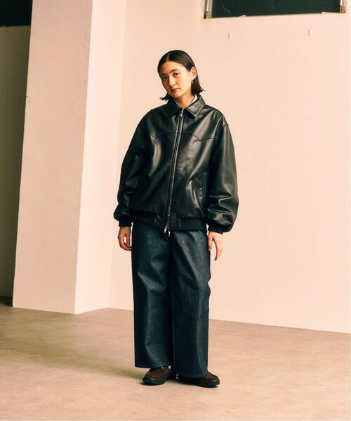 SANTA FE SHEEP LEATHER JACKET / シープサンタフェジャケット｜フォー