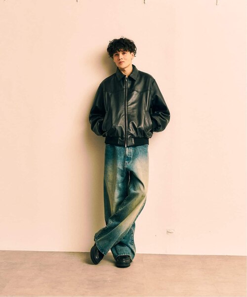 SANTA FE SHEEP LEATHER JACKET / シープサンタフェジャケット｜フォー