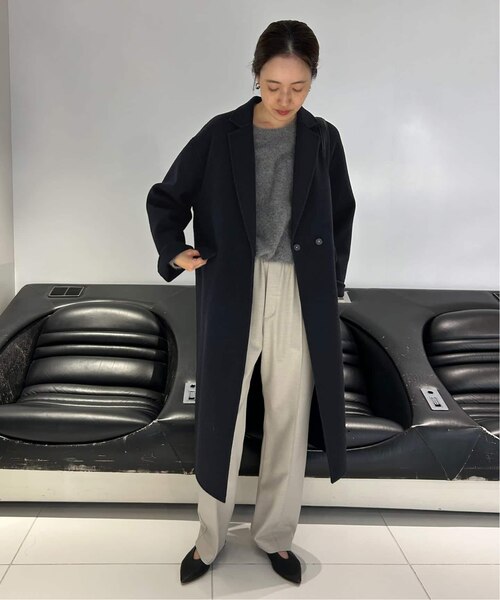 ダブルフェイスチェスターコート｜フォーワンセブン スローブイエナの