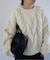 +81BRANCA/ハチイチブランカ SLOBE別注 ケーブルハンドニット