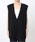 ダブルフェイスコットンニットベスト