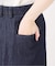 LE DENIM BOXY TUCK デニムスカート
