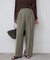 《4サイズ展開》ベルテット2タックストレートパンツ