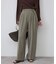 《4サイズ展開》ベルテット2タックストレートパンツ